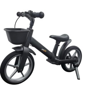 אופני איזון לילדים Premium B1 - שלדת פולימר קלה עם בלם יד צבע:שחור