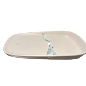 Minigo EVA – משטח החתלה סיליקון כולל רצועות דוחה מים בצבע בז'